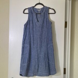Cute BeachLunchLounge striped dress XS